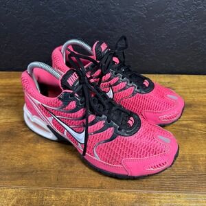 Nike Air Torch 4 343851-610 Pink Black Mesh Running Shoes Womens 8.5 US